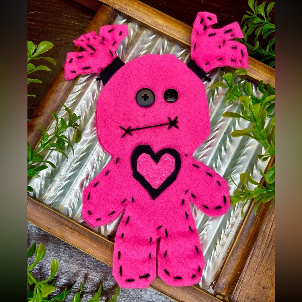 Dark Pink Poppet Doll Beauty Glamour Attract Sensual Dark Feminine energy